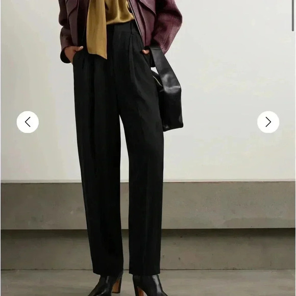 Petar Petrov Pants - PETAR PETROV The Founder pleated wool-blend twill wide-leg pants